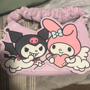 Loungefly Lavender and Pink Character Bag with Crossbody